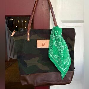 Camouflage Tote Bag by Meanwhile Back on the Farm